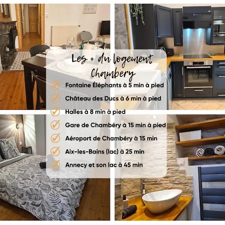Le Roche Et Or - Gare 15 Min Apartment Chambéry